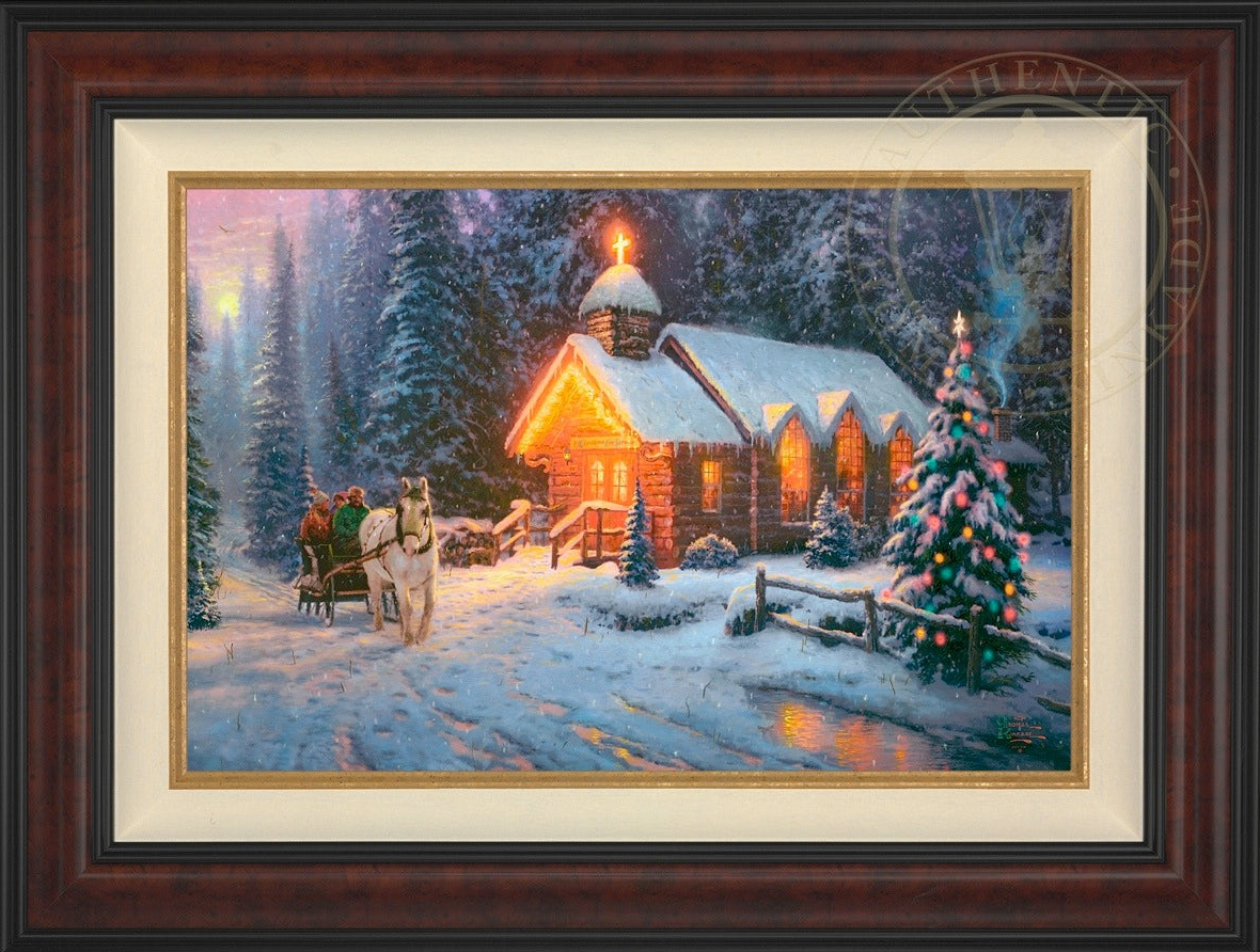 Christmas Chapel I - Limited Edition Canvas