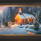 Christmas Chapel I - Limited Edition Canvas