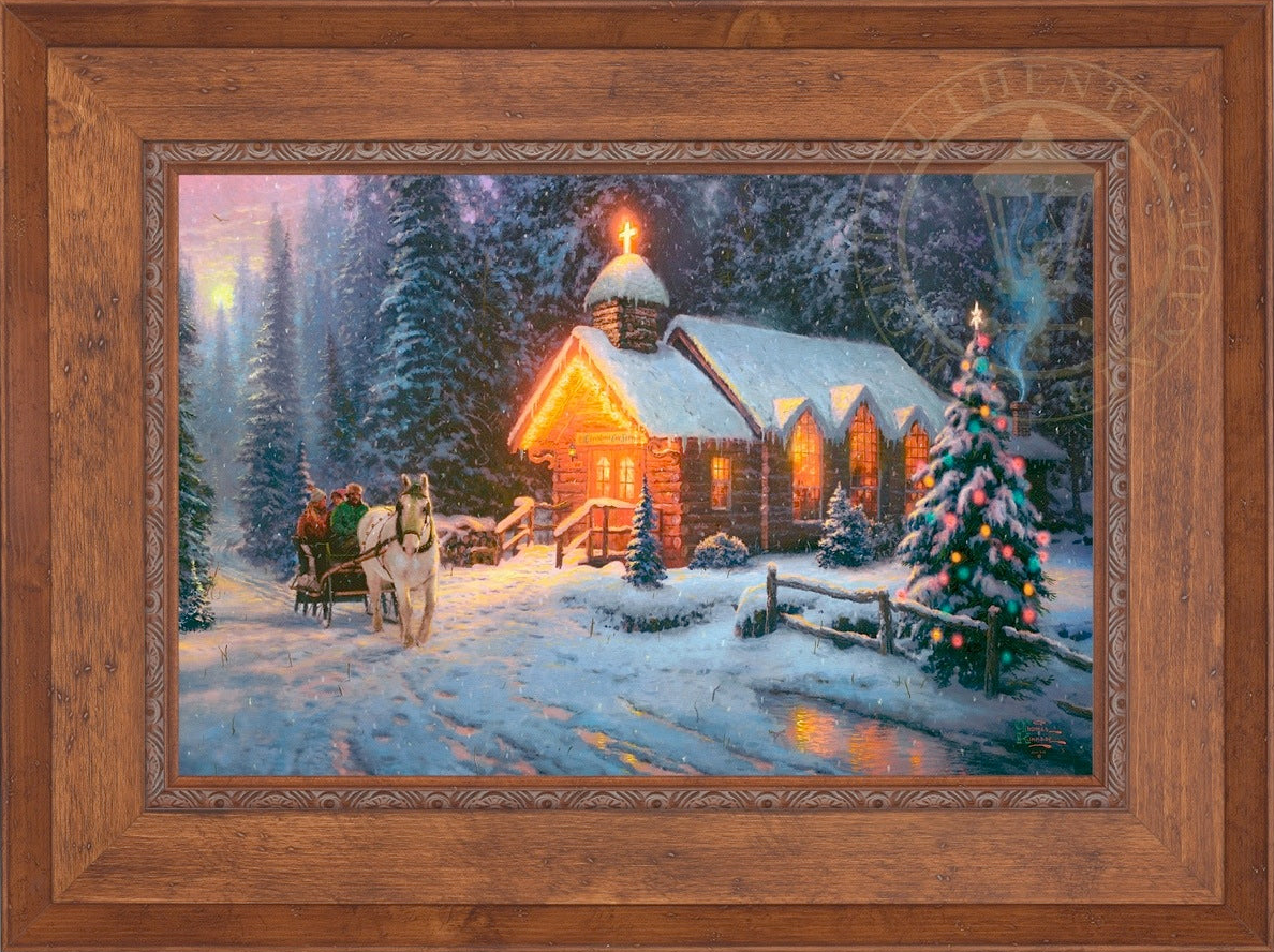 Christmas Chapel I - Limited Edition Canvas