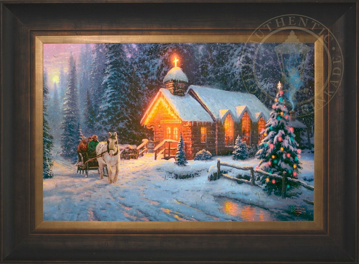 Christmas Chapel I - Limited Edition Canvas
