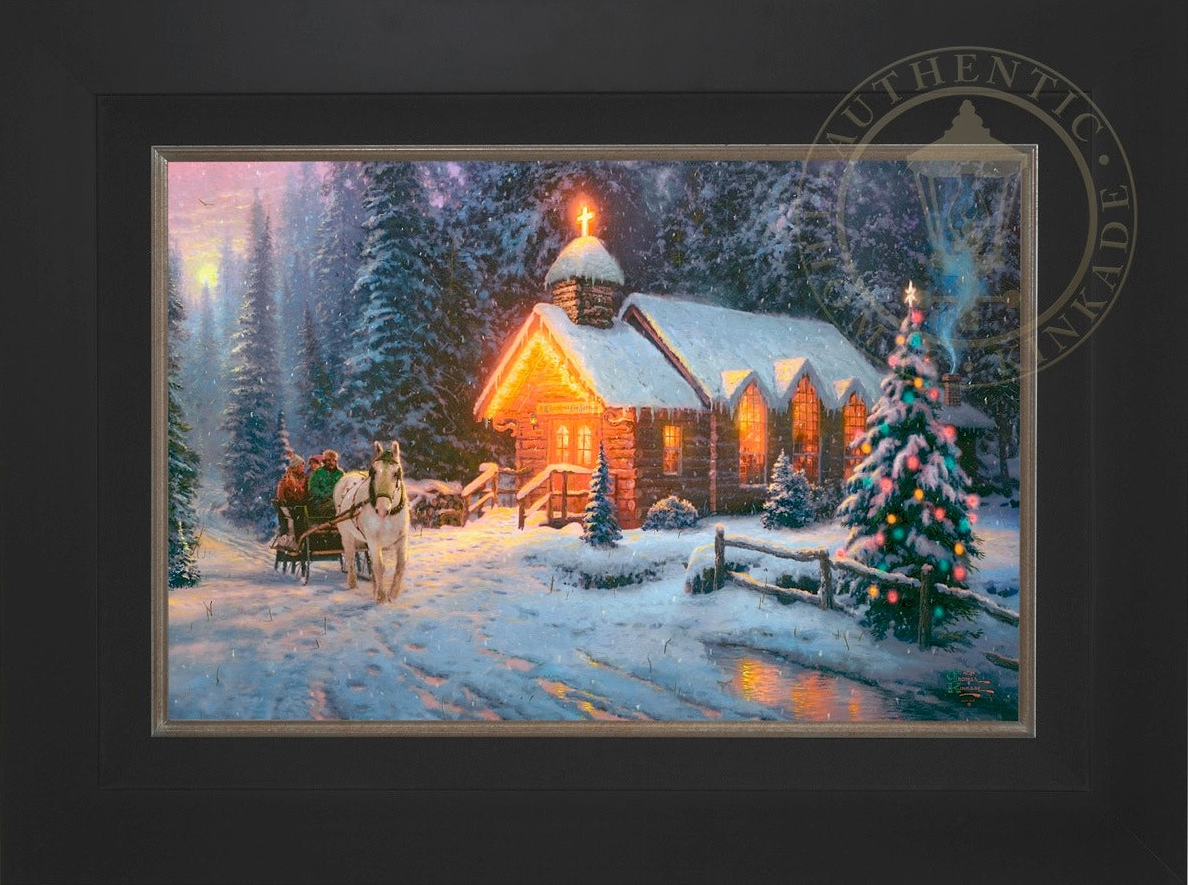 Christmas Chapel I - Limited Edition Canvas