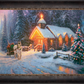 Christmas Chapel I - Limited Edition Canvas