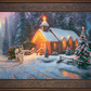 Christmas Chapel I - Limited Edition Canvas