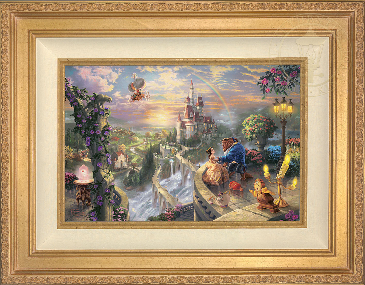 Disney Beauty and the Beast Falling in Love - Jewel Edition Art