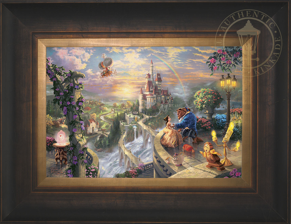 Disney Beauty and the Beast Falling in Love - Jewel Edition Art