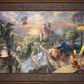 Disney Beauty and the Beast Falling in Love - Jewel Edition Art