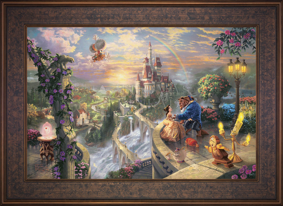 Disney Beauty and the Beast Falling in Love - Jewel Edition Art