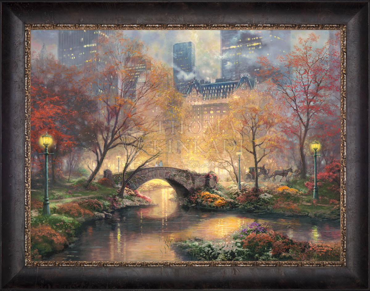Central Park in the Fall - Limited Edition Canvas