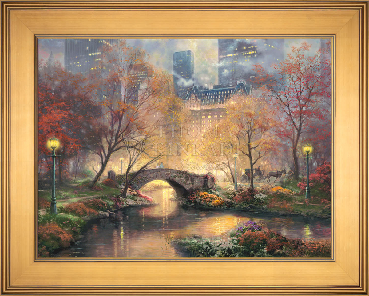 Central Park in the Fall - Limited Edition Canvas