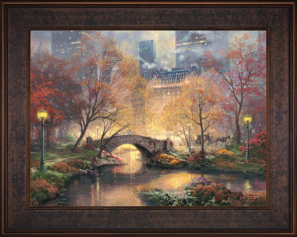Central Park in the Fall - Limited Edition Canvas