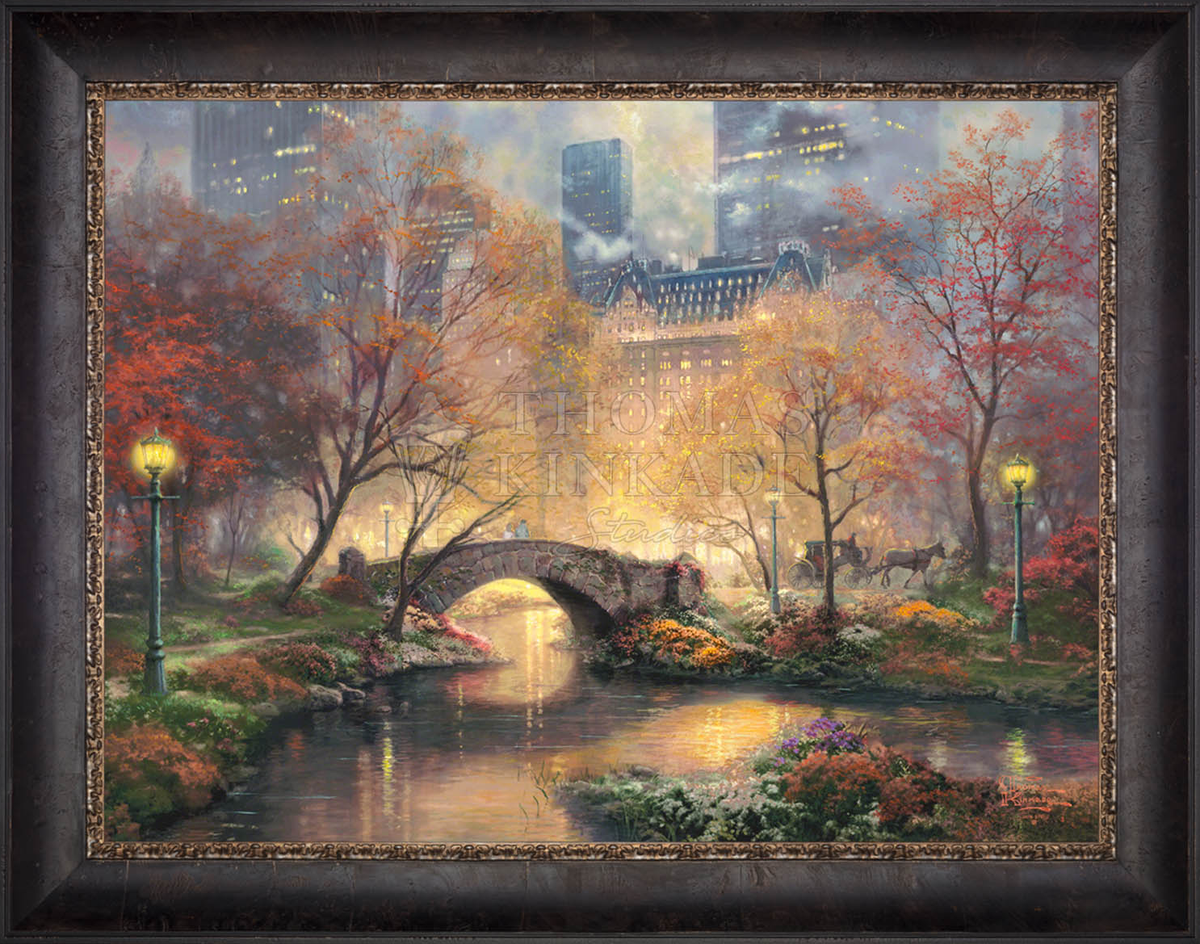Central Park in the Fall - Limited Edition Canvas