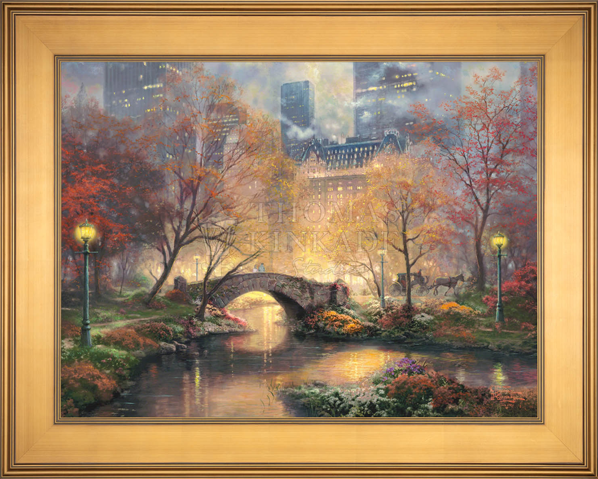 Central Park in the Fall - Limited Edition Canvas
