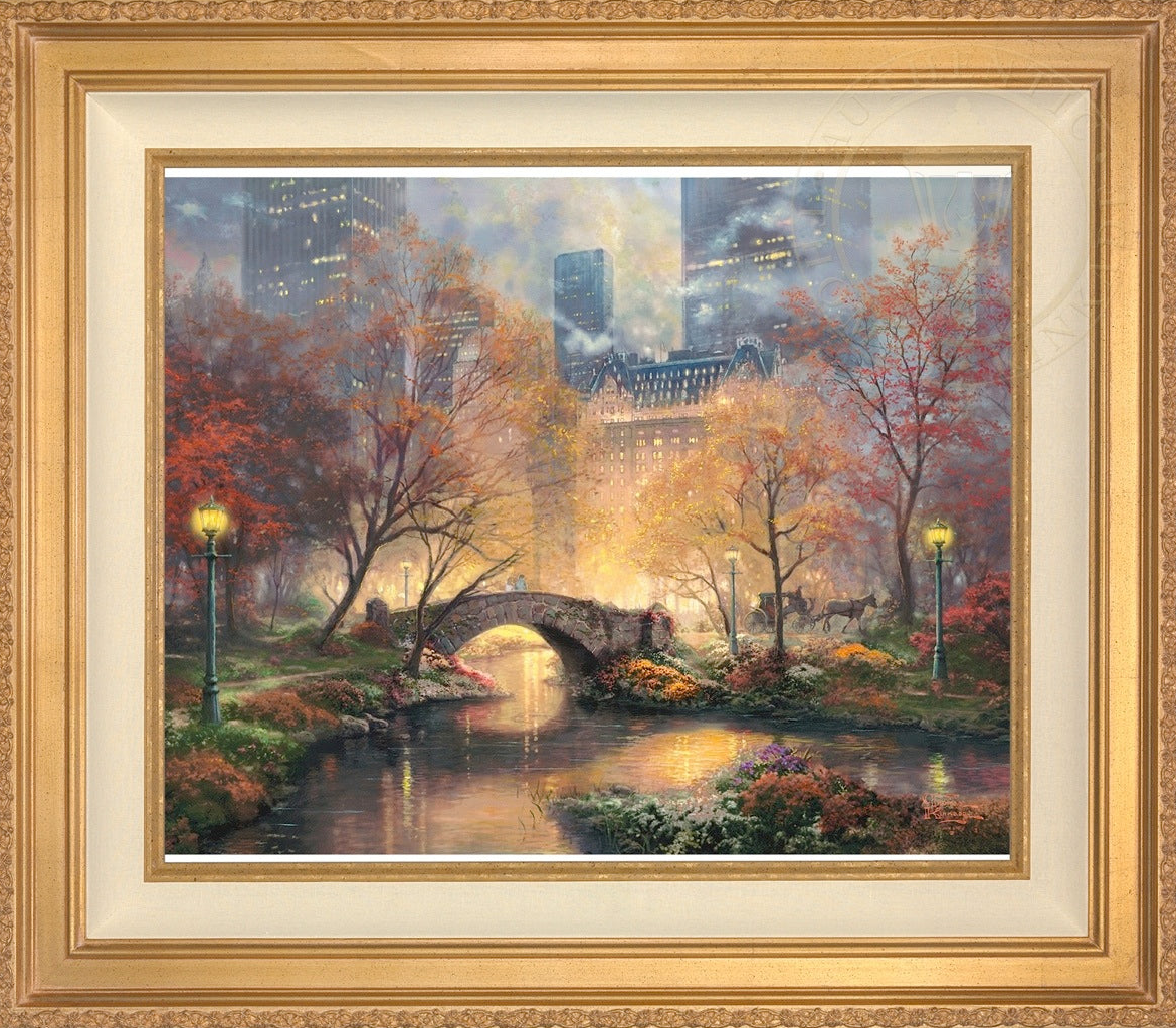 Central Park in the Fall - Limited Edition Canvas