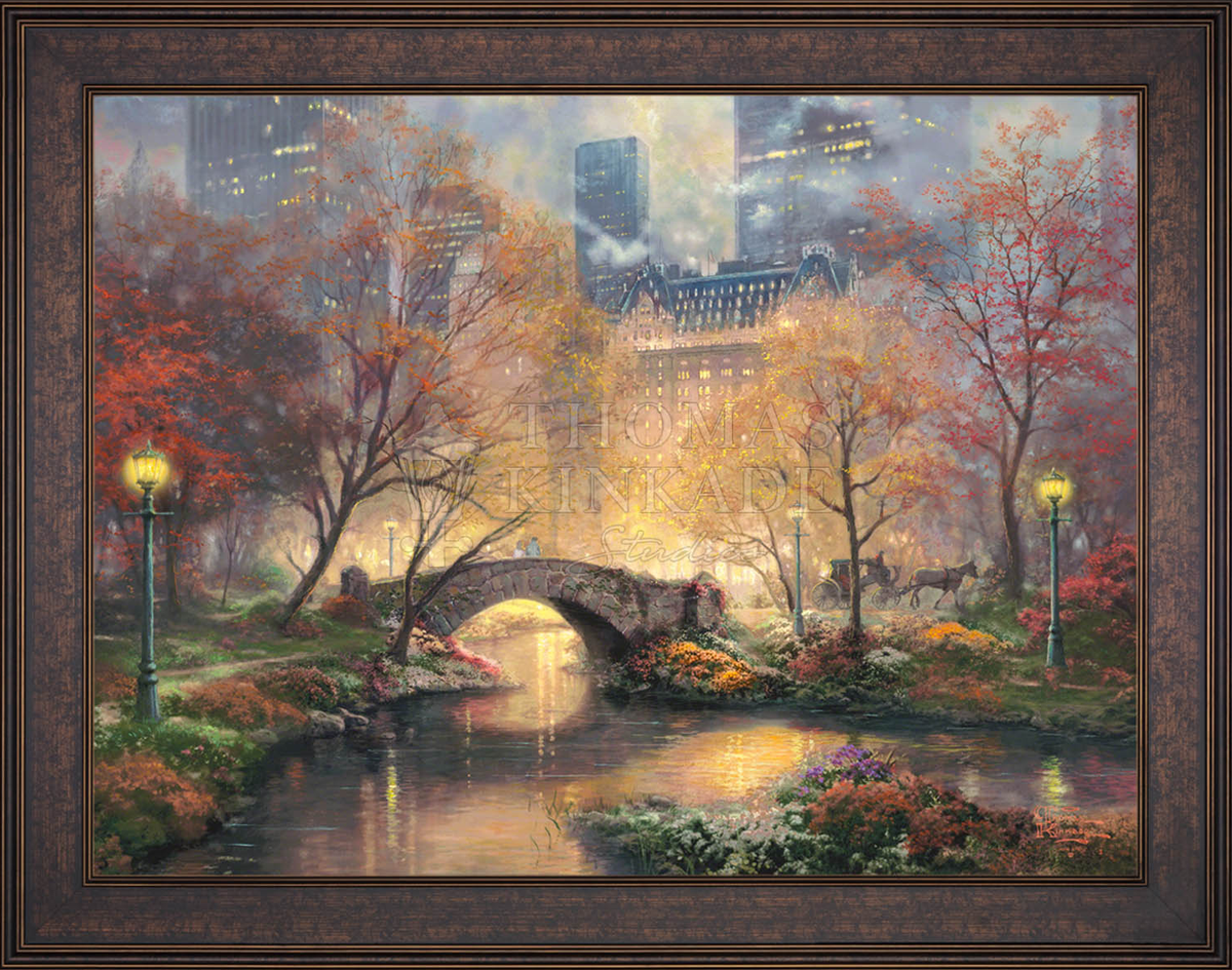 Central Park in the Fall - Limited Edition Canvas