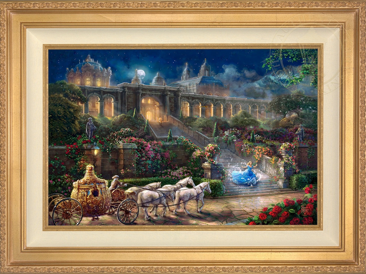 Disney Clock Strikes Midnight - Limited Edition Canvas