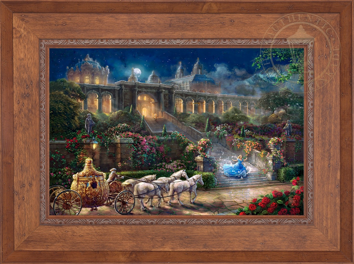 Disney Clock Strikes Midnight - Limited Edition Canvas