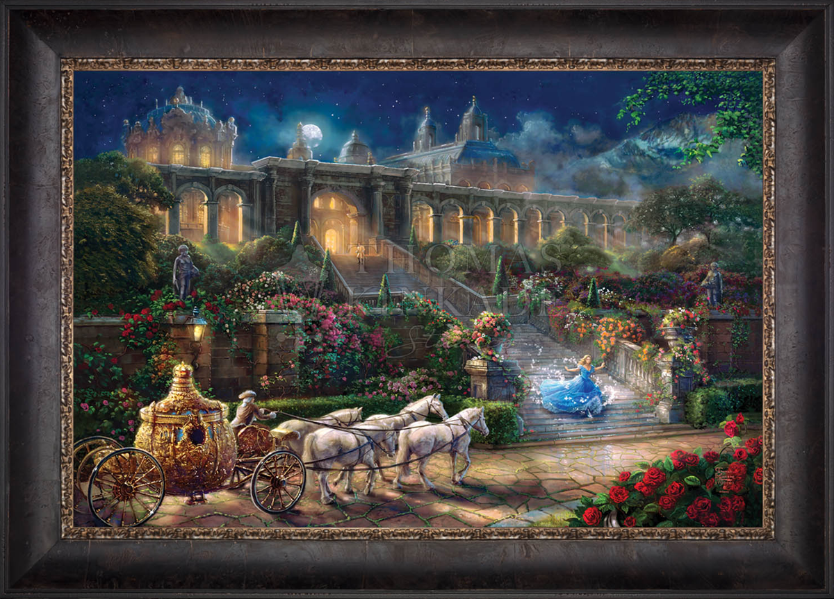 Disney Clock Strikes Midnight - Limited Edition Canvas