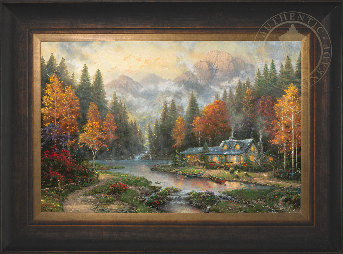 Evening at Autumn Lake - Limited Edition Canvas