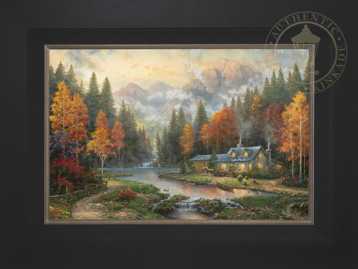 Evening at Autumn Lake - Limited Edition Canvas