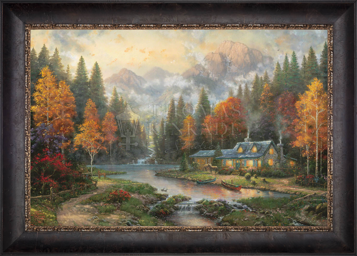 Evening at Autumn Lake - Limited Edition Canvas