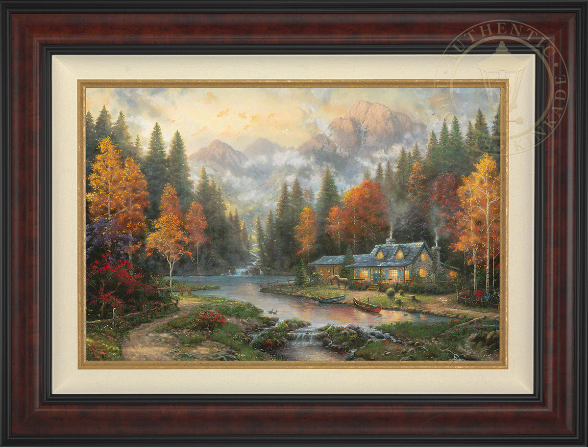Evening at Autumn Lake - Limited Edition Canvas
