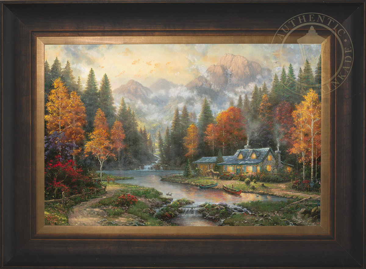 Evening at Autumn Lake - Limited Edition Canvas