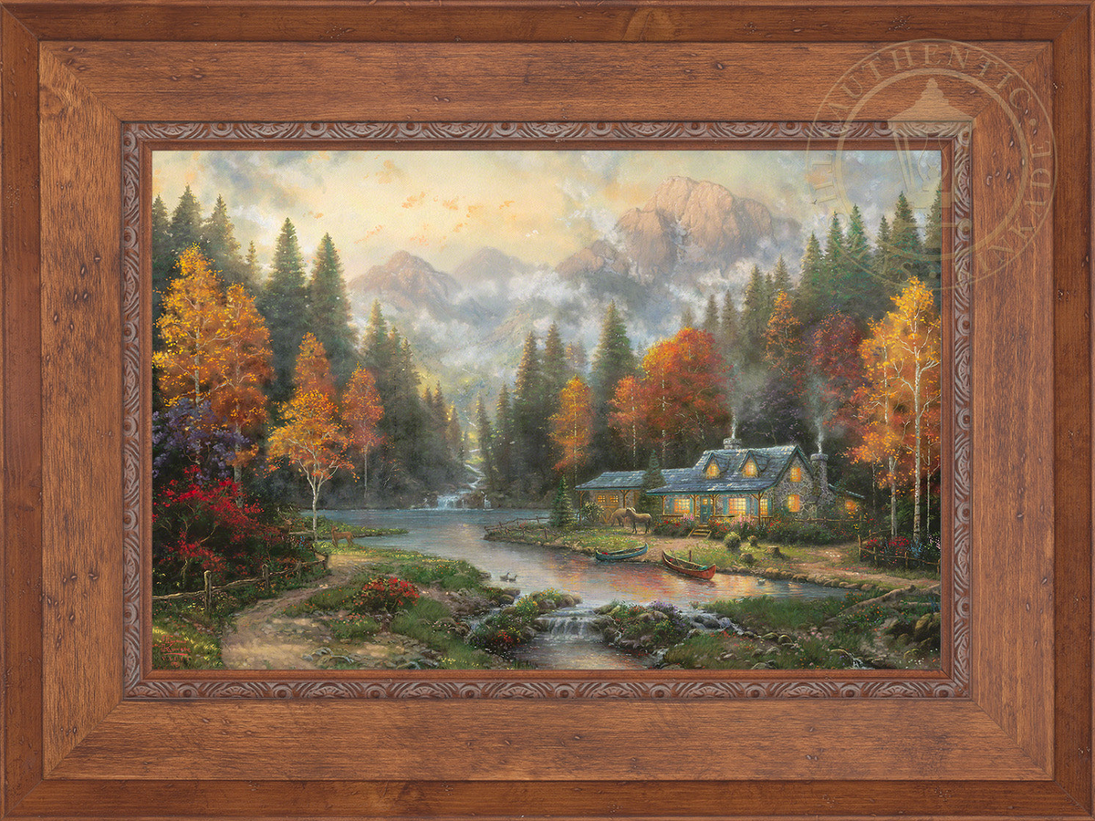 Evening at Autumn Lake - Limited Edition Canvas