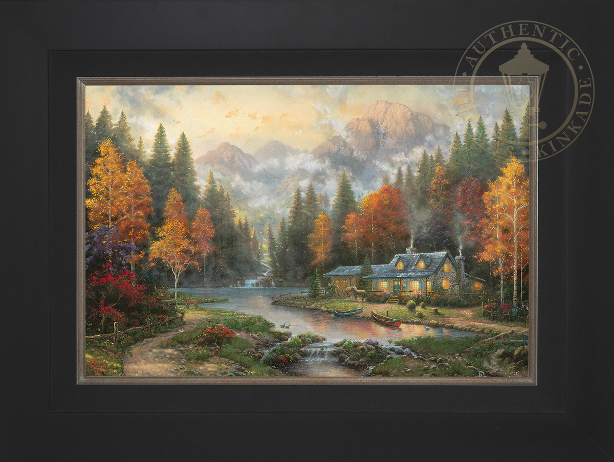 Evening at Autumn Lake - Limited Edition Canvas