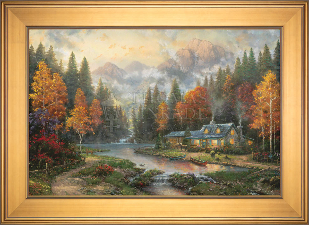 Evening at Autumn Lake - Limited Edition Canvas