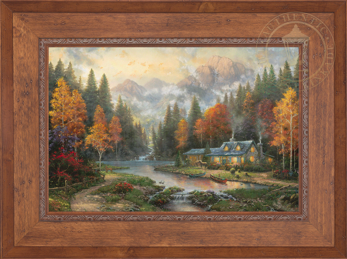 Evening at Autumn Lake - Limited Edition Canvas