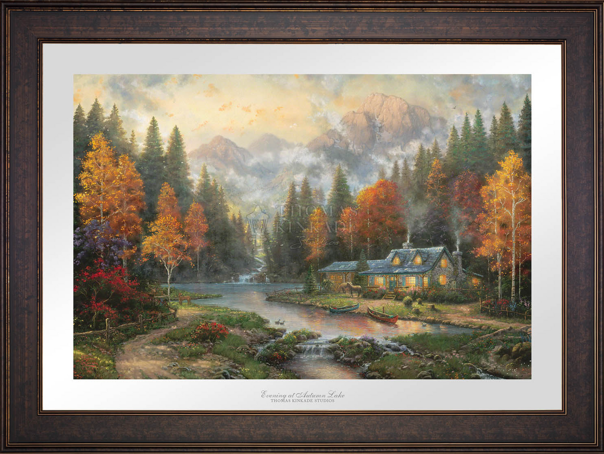 Evening at Autumn Lake - Limited Edition Paper