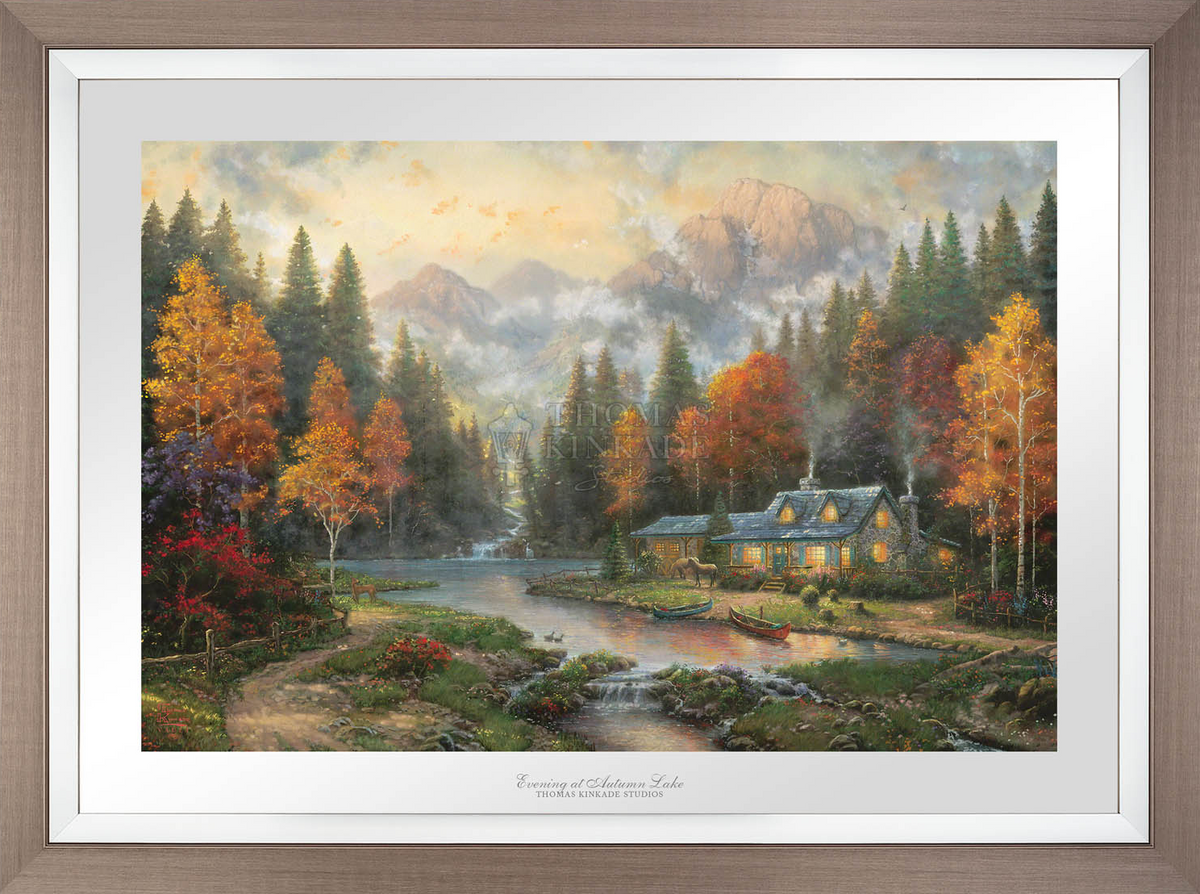 Evening at Autumn Lake - Limited Edition Paper