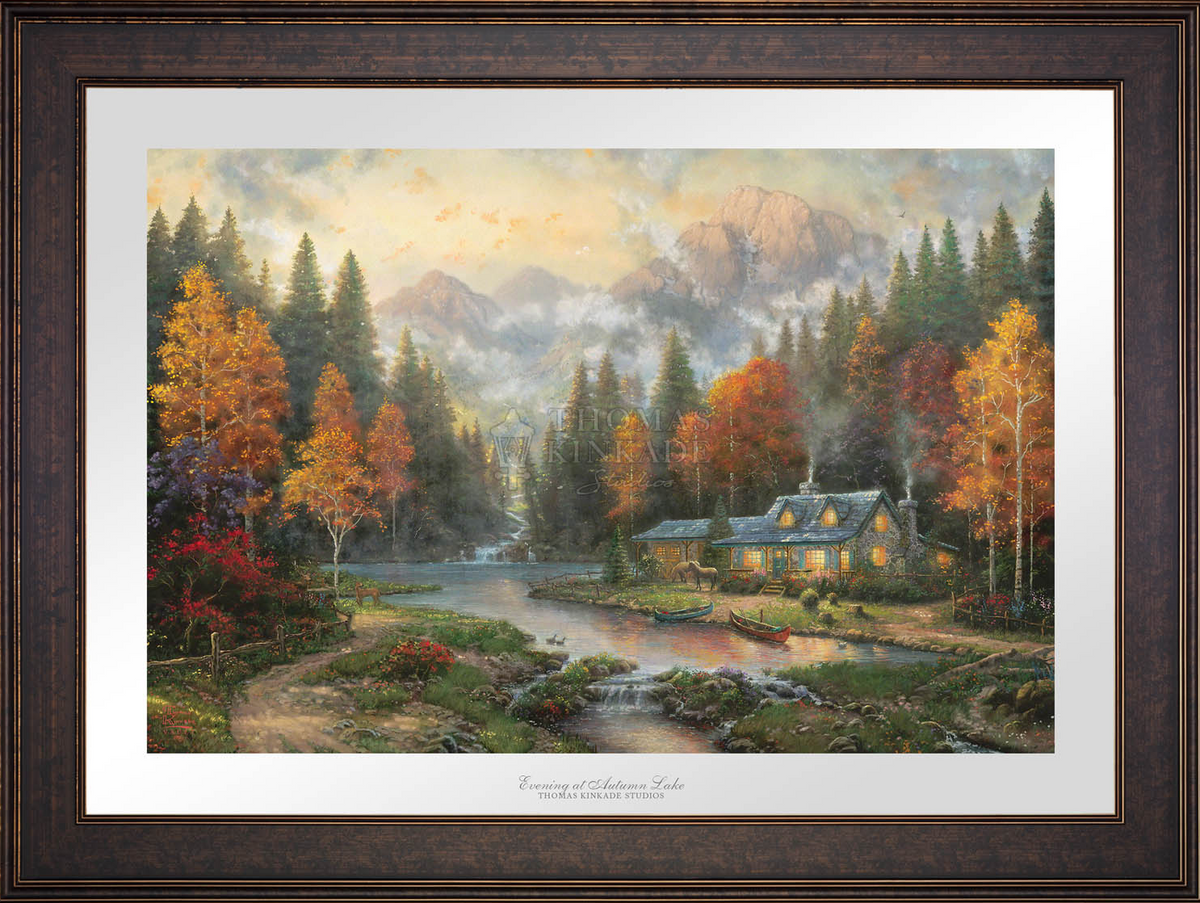 Evening at Autumn Lake - Limited Edition Paper
