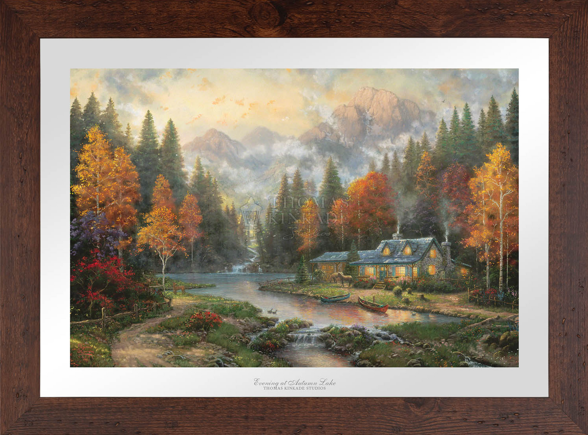 Evening at Autumn Lake - Limited Edition Paper