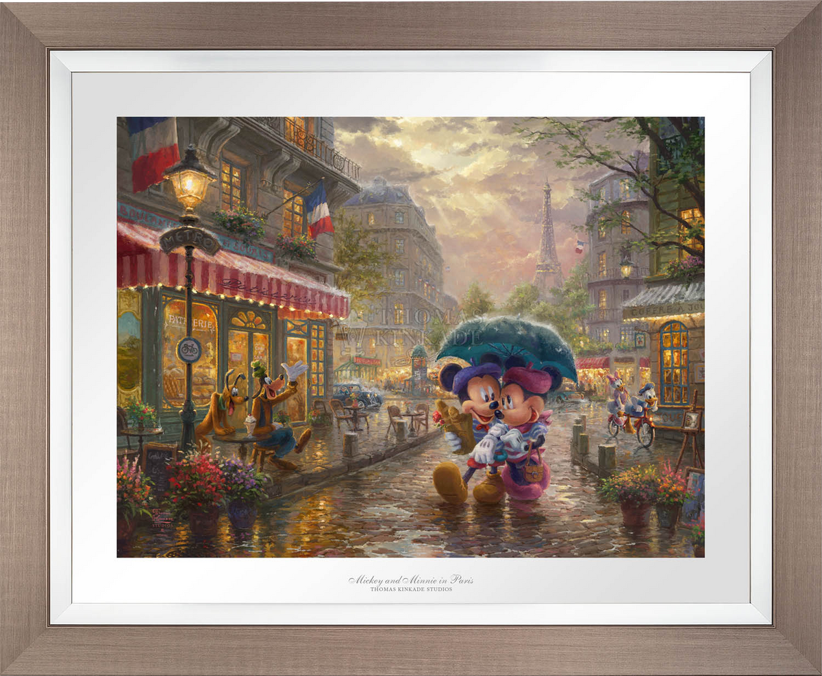 Disney Mickey and Minnie in Paris - Limited Edition Paper