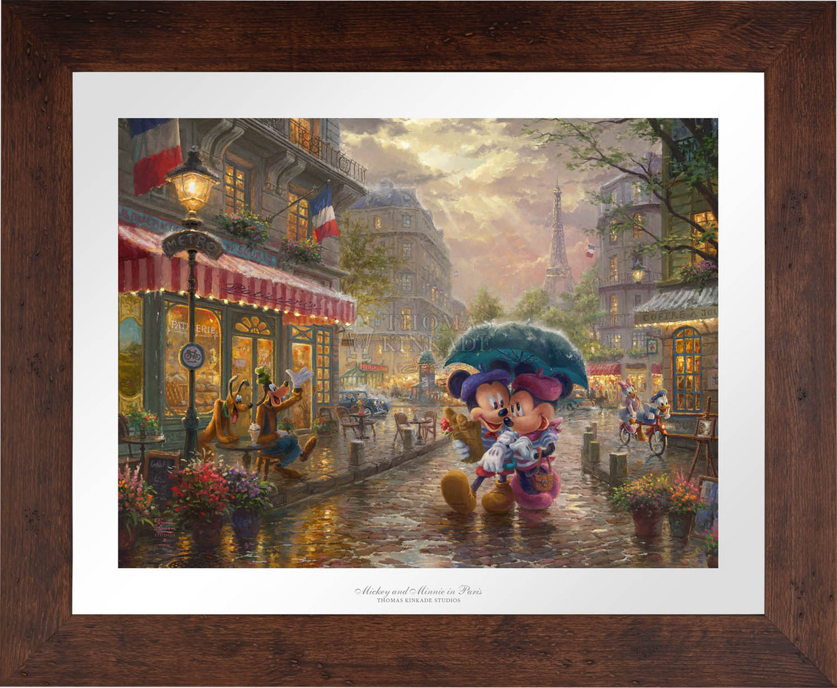 Disney Mickey and Minnie in Paris - Limited Edition Paper
