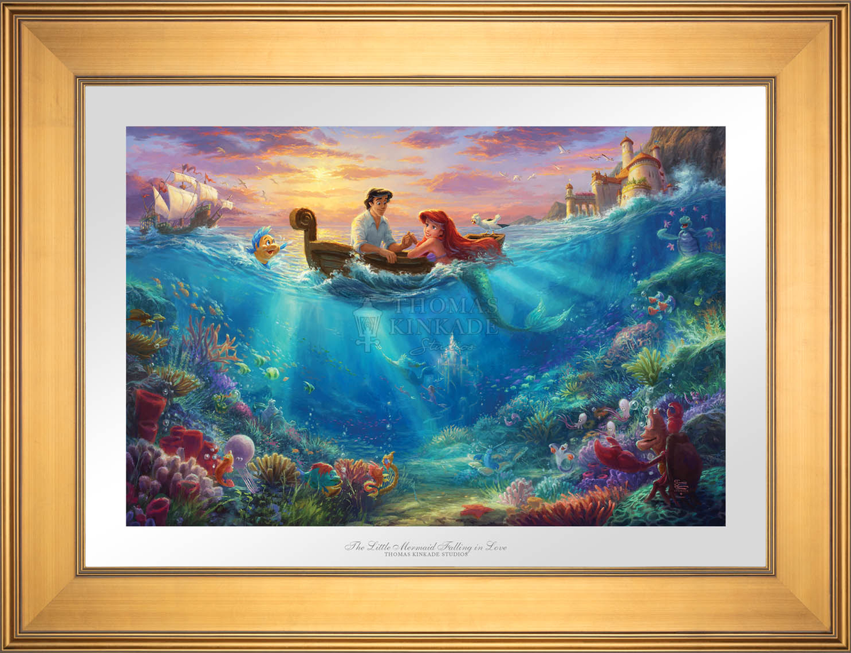 Disney The Little Mermaid Falling in Love - Limited Edition Paper