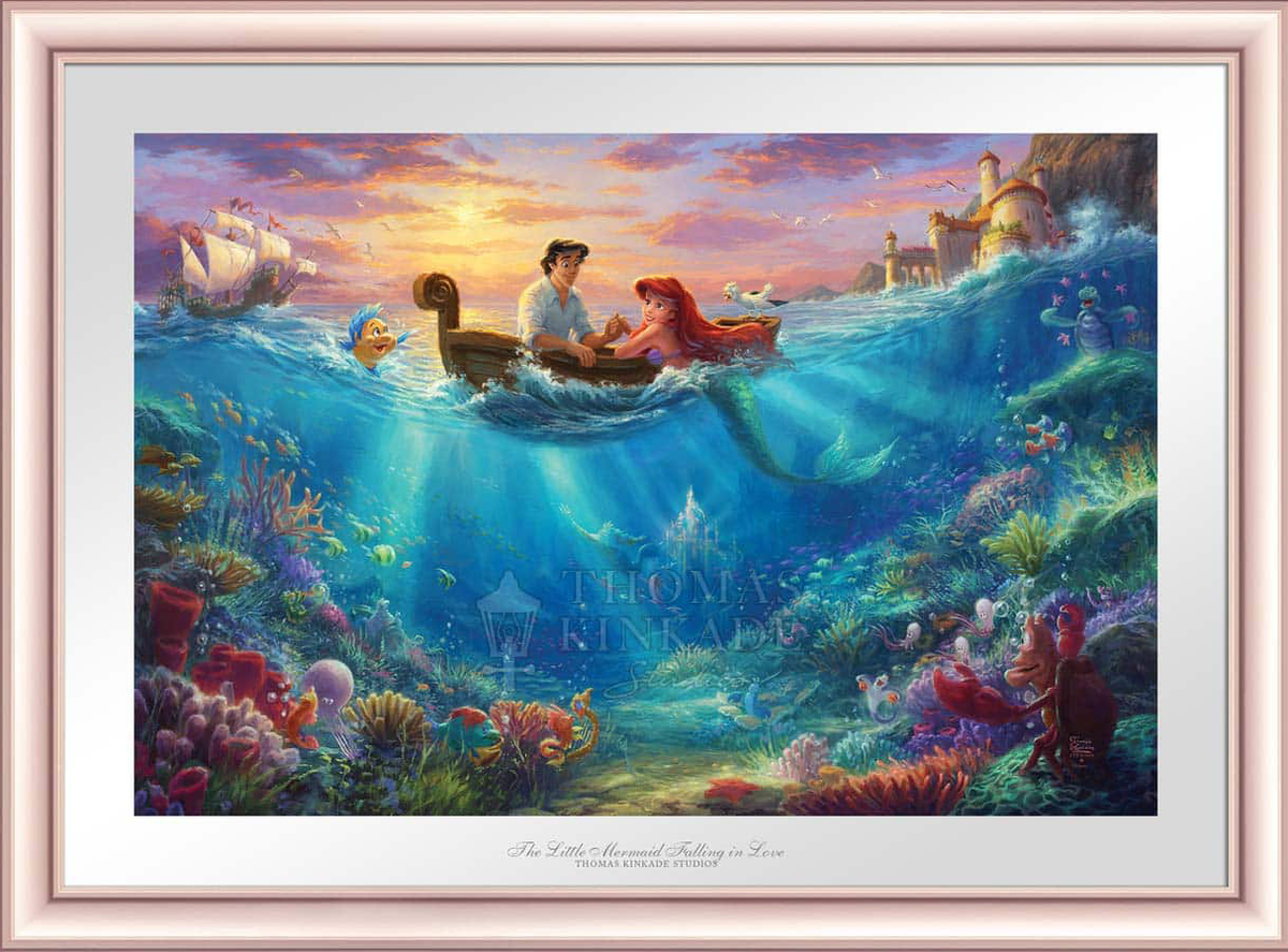 Disney The Little Mermaid Falling in Love - Limited Edition Paper