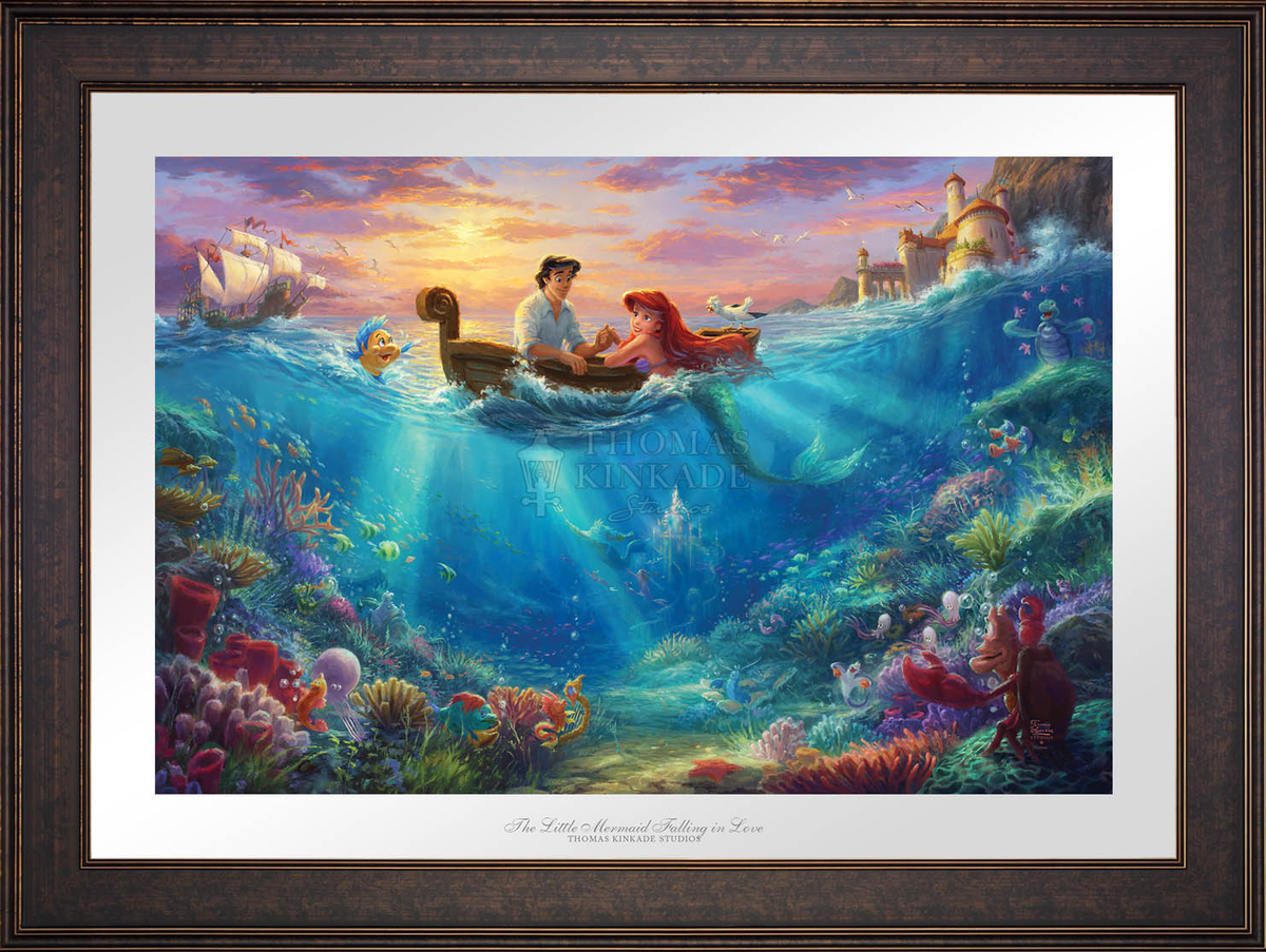 Disney The Little Mermaid Falling in Love - Limited Edition Paper