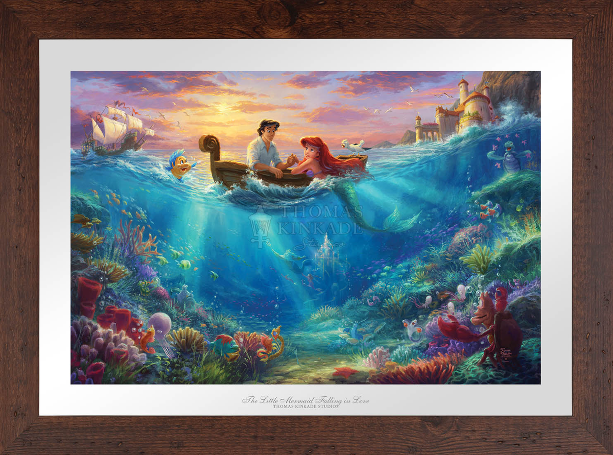 Disney The Little Mermaid Falling in Love - Limited Edition Paper