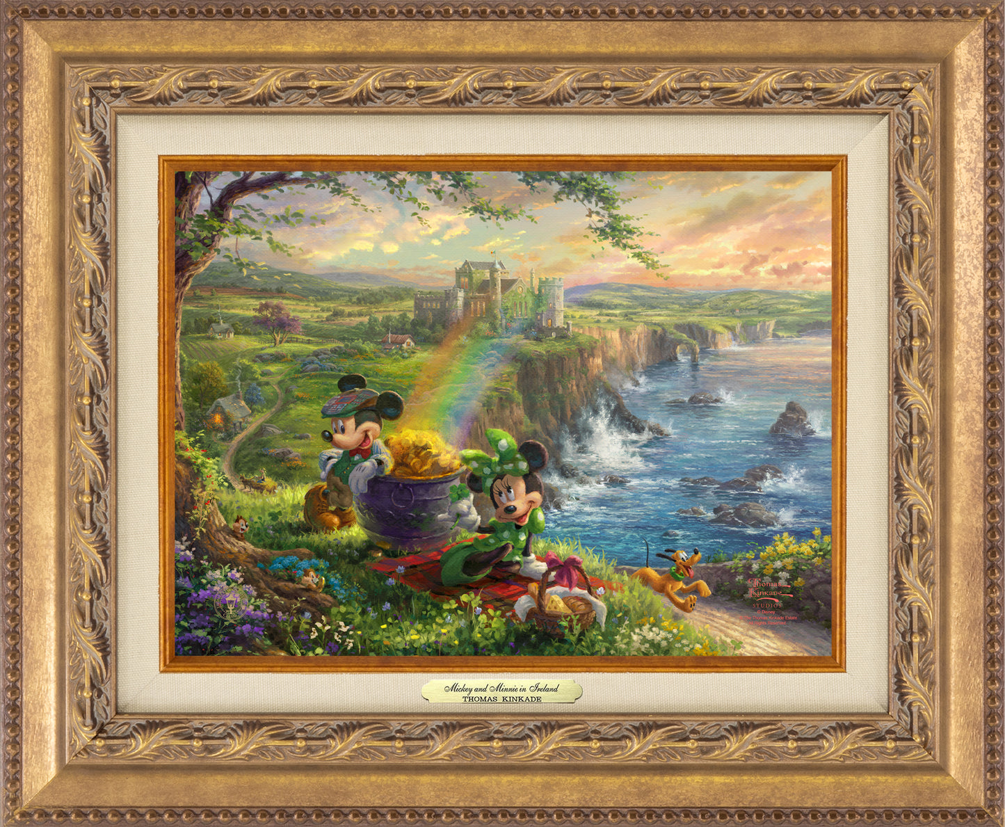 Disney Mickey and Minnie in Ireland - Canvas Classics