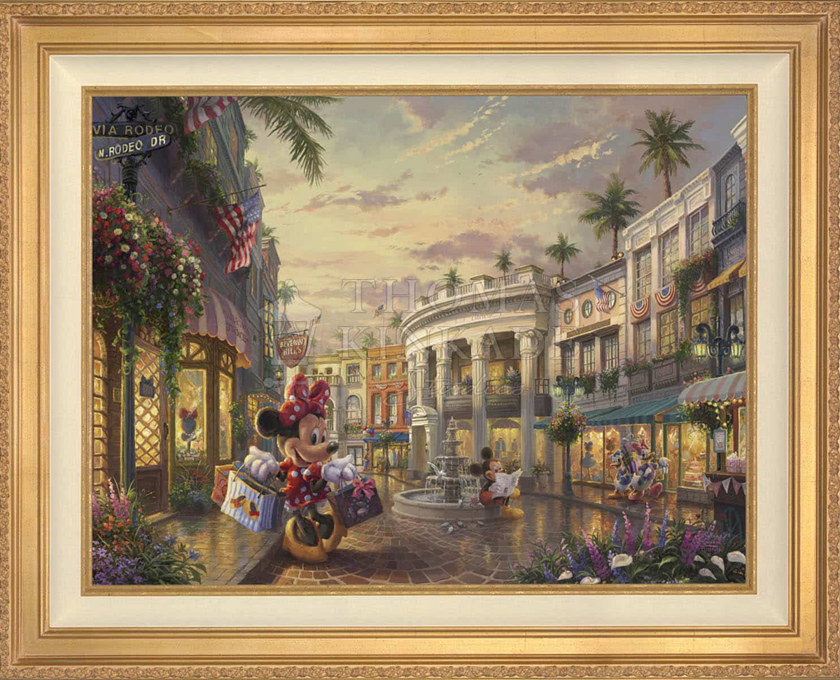 Disney Minnie Rocks the Dots on Rodeo Drive - Jewel Edition Art