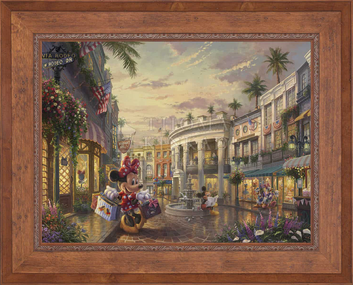 Disney Minnie Rocks the Dots on Rodeo Drive - Jewel Edition Art