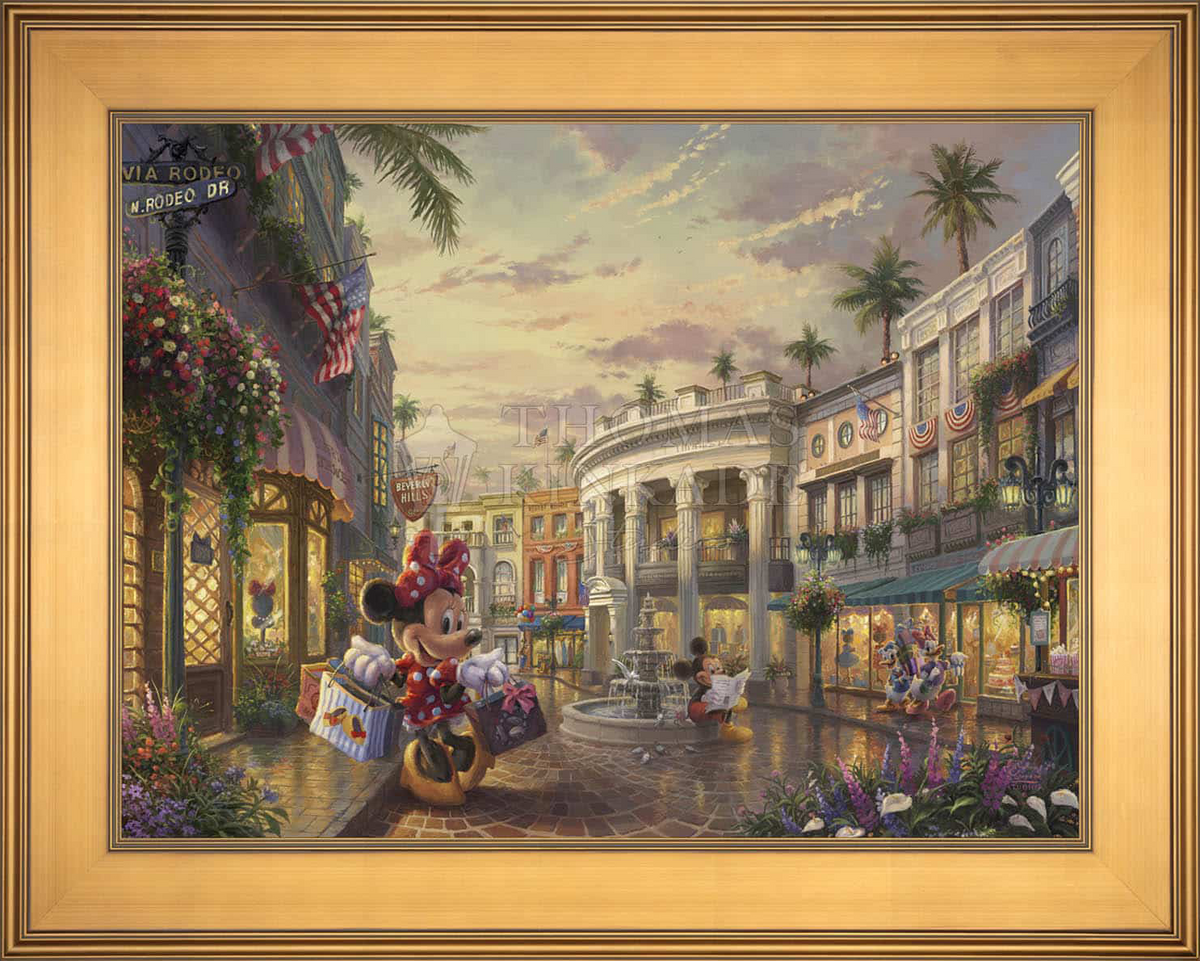 Disney Minnie Rocks the Dots on Rodeo Drive - Jewel Edition Art