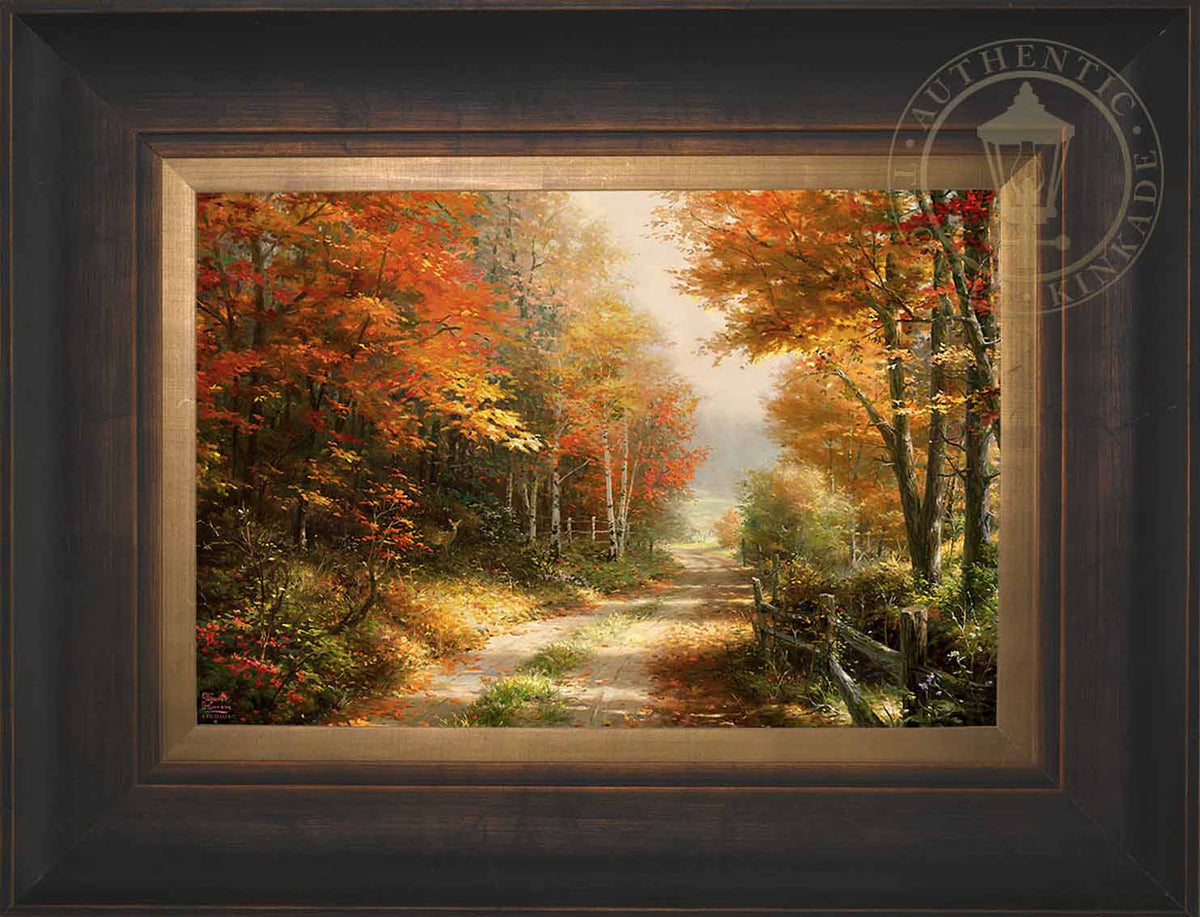 A Walk Down Autumn Lane - Limited Edition Canvas