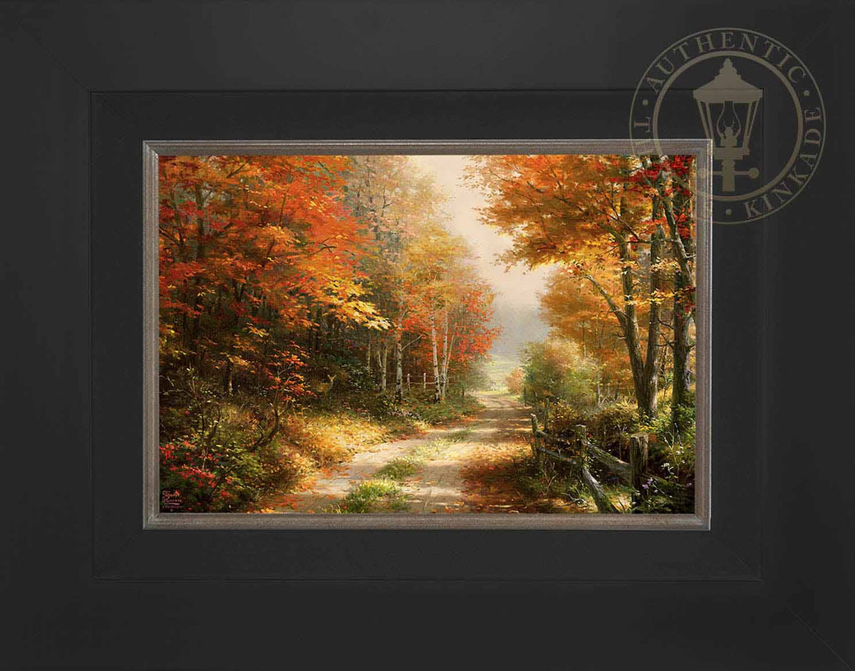 A Walk Down Autumn Lane - Limited Edition Canvas