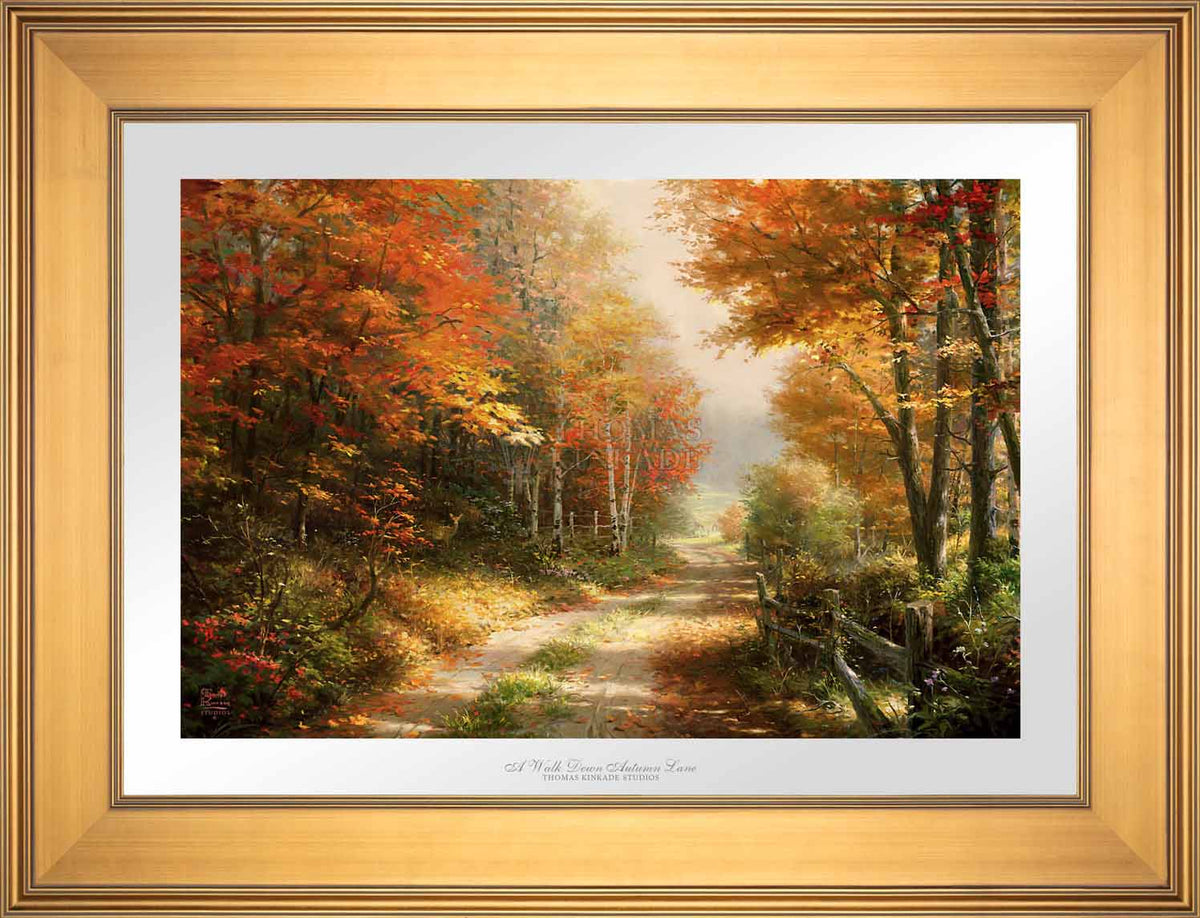 A Walk Down Autumn Lane - Limited Edition Paper