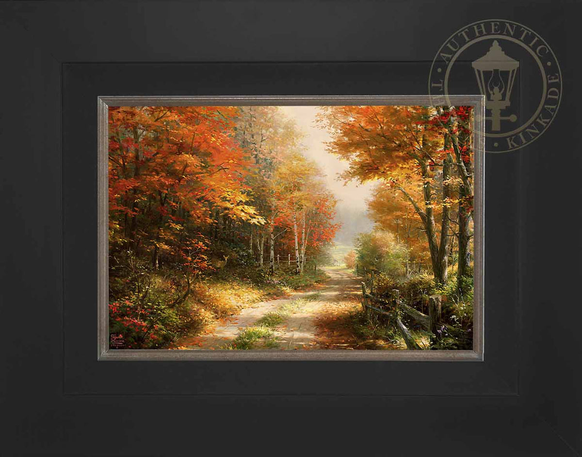 A Walk Down Autumn Lane - Limited Edition Canvas