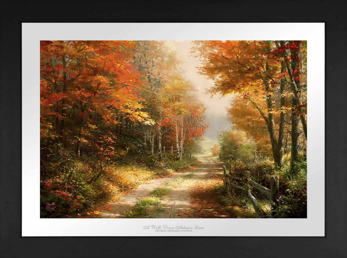 A Walk Down Autumn Lane - Limited Edition Paper