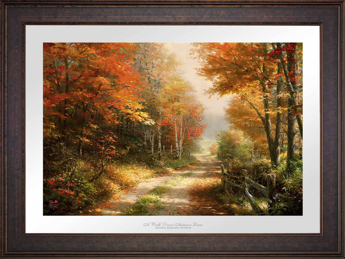 A Walk Down Autumn Lane - Limited Edition Paper